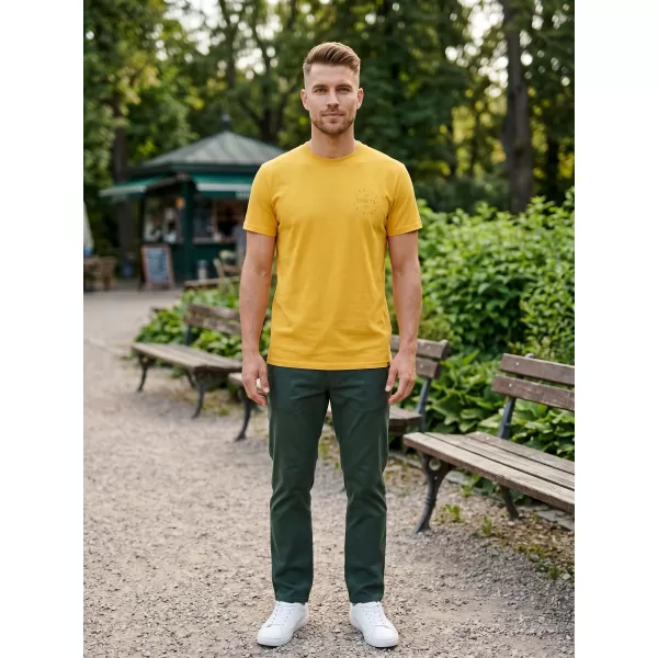  Pánske tričko SAM 73 SEPOT MT 813 HORČIČNÁ žltá 