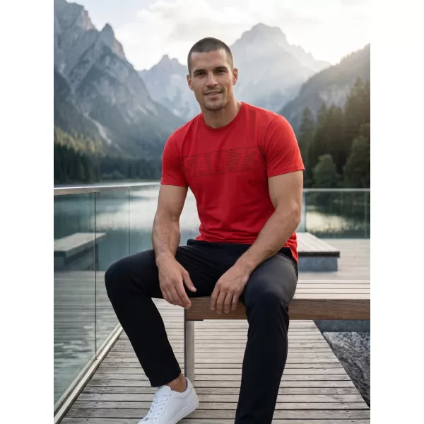  Pánske tričko SAM 73 BARRY MT 811 červená 