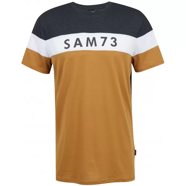  Pánske tričko SAM 73 KAVIX MT 815 SVETLO hnedá 