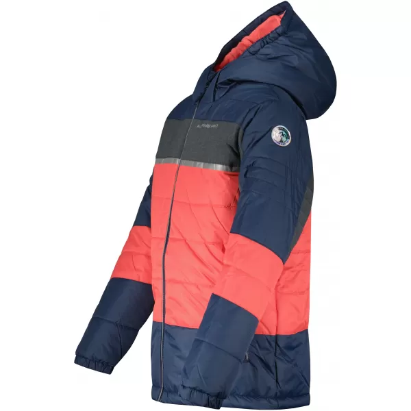  Detská bunda ALPINE PRO JORGO KJCY283 RUŽOVÁ 