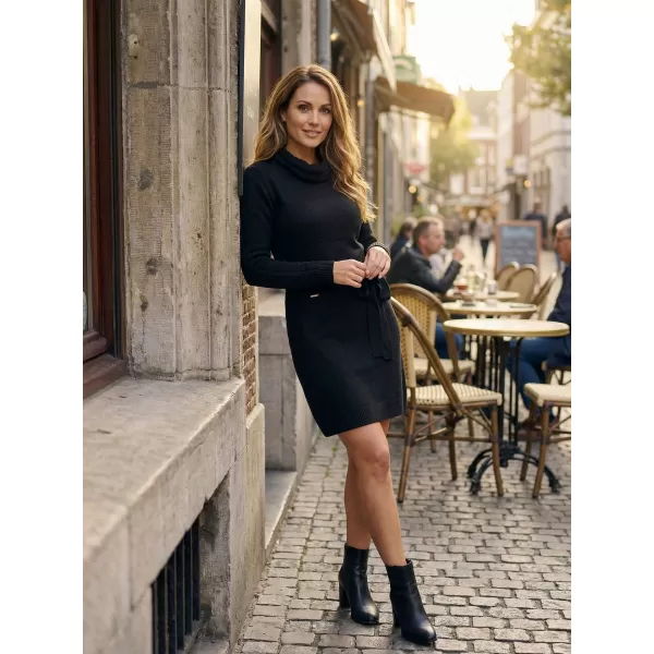  Dámske šaty KIXMI OLIVIA ČIERNA 