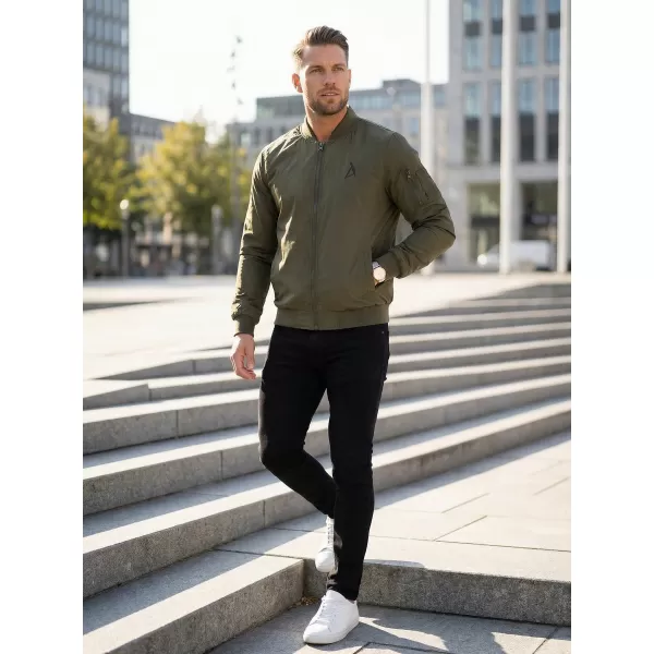  Pánska bomber bunda ALTISPORT BYB/ALM002BY045 KAKI 