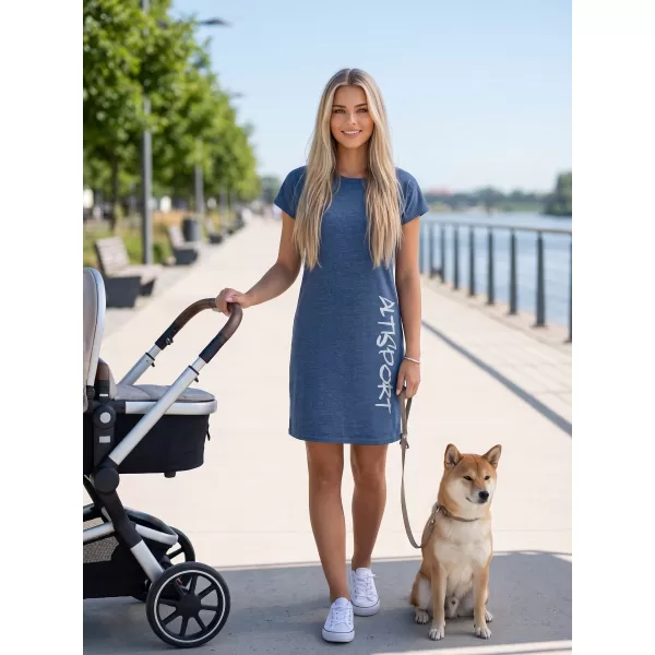  Dámske šaty ALTISPORT LYMA LSKX399 MODRÁ 