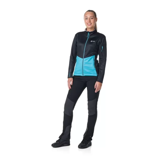  Dámska funkčná mikina KILPI TEAM FLEECE-W SL0201KI SVETLO modrá 