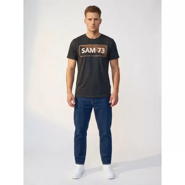  Pánske tričko SAM 73 FENRI MT 814 čierna 