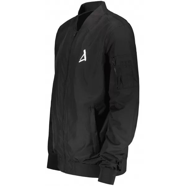  Pánska bomber bunda ALTISPORT BYB/ALM002BY045 ČIERNOBIELY 