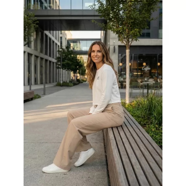  Dámska crop top mikina ALTISPORT BYB/ALW056BY131 BIELA 