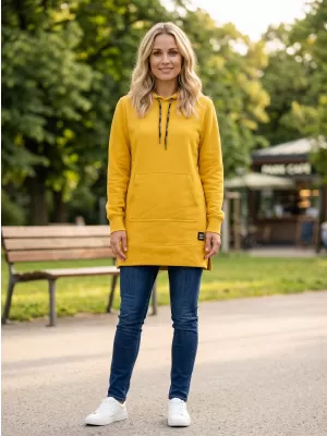 Dámska mikina SAM 73 ENNA WM 768 TMAVO OKROVÁ