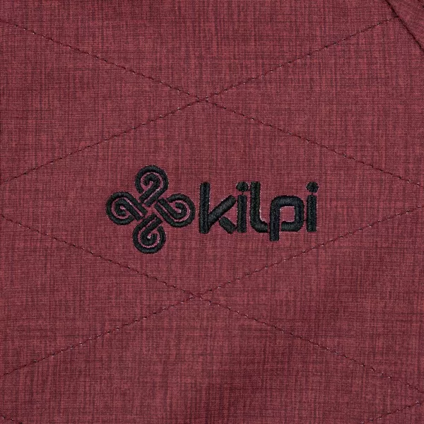  Dámsky softshellový kabát KILPI LASIKA-W SL0127KI TMAVO červená 