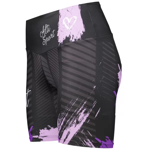  Dámske krátke legíny premium ALTISPORT SWE/ALW01S03 FIALOVÁ 