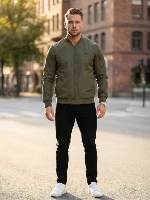 Pánska bomber bunda ALTISPORT BYB/ALM002BY045 KAKI