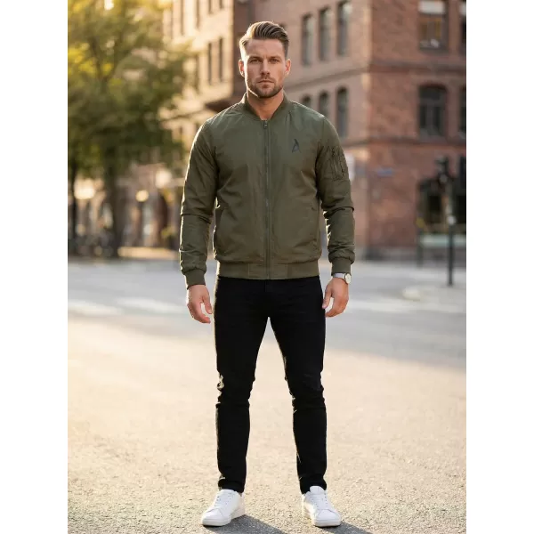  Pánska bomber bunda ALTISPORT BYB/ALM002BY045 KAKI 