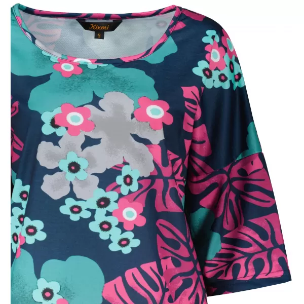  Dámksá mikina KIXMI ORCHID TMAVO MODRÁ 