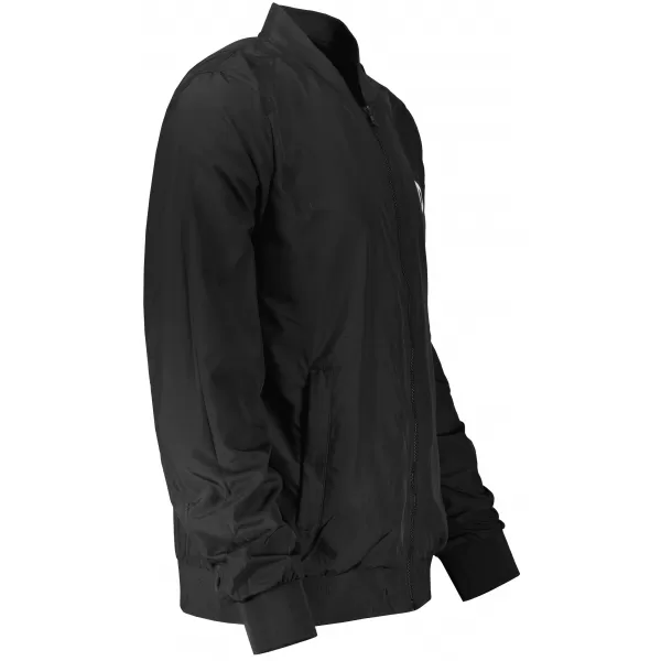  Pánska bomber bunda ALTISPORT BYB/ALM002BY045 ČIERNOBIELY 