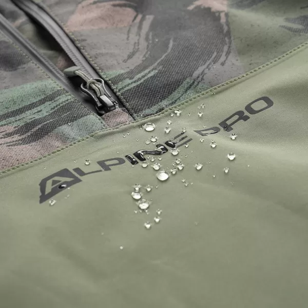  Detská bunda ALPINE PRO GIBBO KJCY250 OLIVOVÝ 