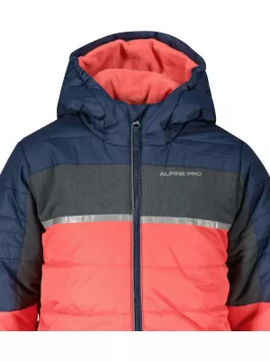 Detská bunda ALPINE PRO JORGO KJCY283 RUŽOVÁ