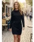 Dámske šaty KIXMI OLIVIA ČIERNA
