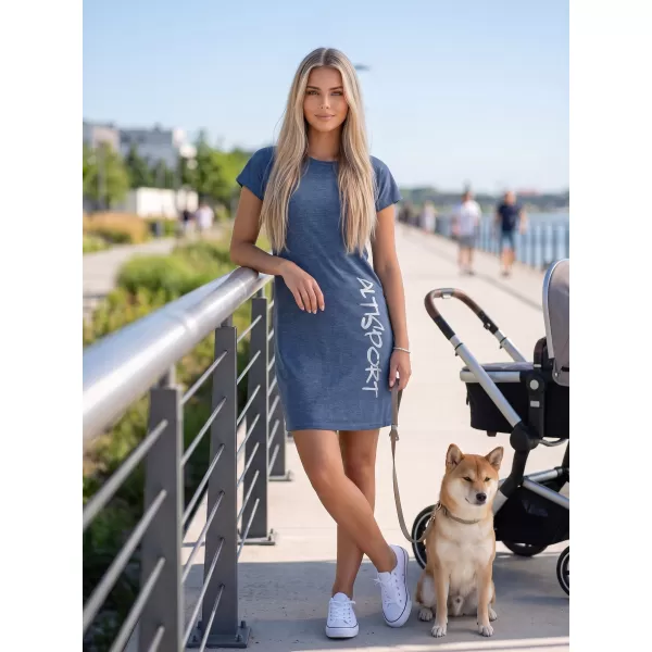  Dámske šaty ALTISPORT LYMA LSKX399 MODRÁ 