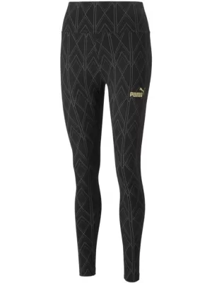 Dámske legíny PUMA POWER DECO GLAM TIGHTS 671759-01 BLACK