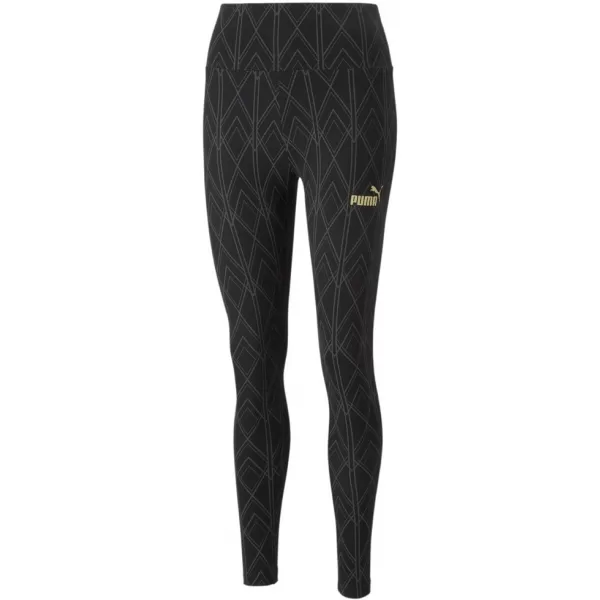  Dámske legíny PUMA POWER DECO GLAM TIGHTS 671759-01 BLACK 