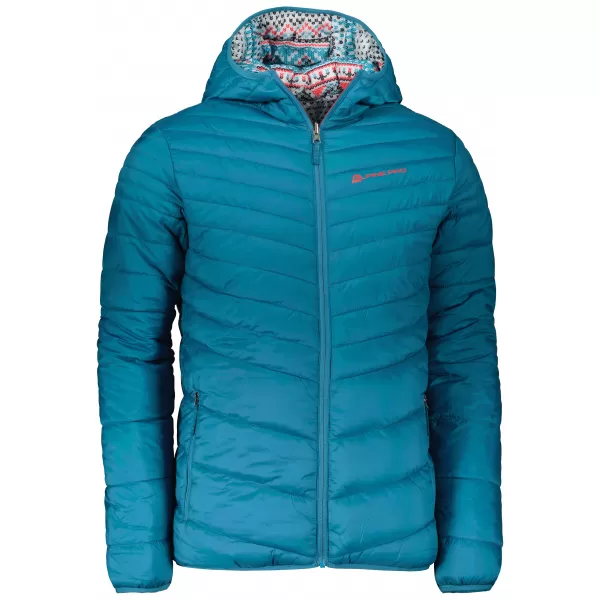  Pánska obojstranná bunda ALPINE PRO MICHR MJCY559 SVETLO MODRÁ 
