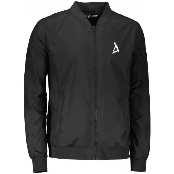  Pánska bomber bunda ALTISPORT BYB/ALM002BY045 ČIERNOBIELY 
