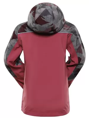 Detská bunda ALPINE PRO GIBBO KJCY250 BORDOVÁ