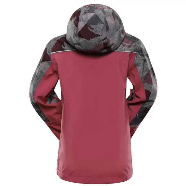  Detská bunda ALPINE PRO GIBBO KJCY250 BORDOVÁ 