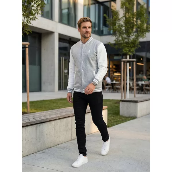  Pánska mikina ALTISPORT BYB/ALM002BB004 SVETLO ŠEDÝ MELIER 