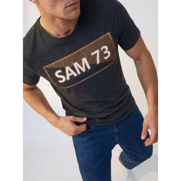  Pánske tričko SAM 73 FENRI MT 814 čierna 