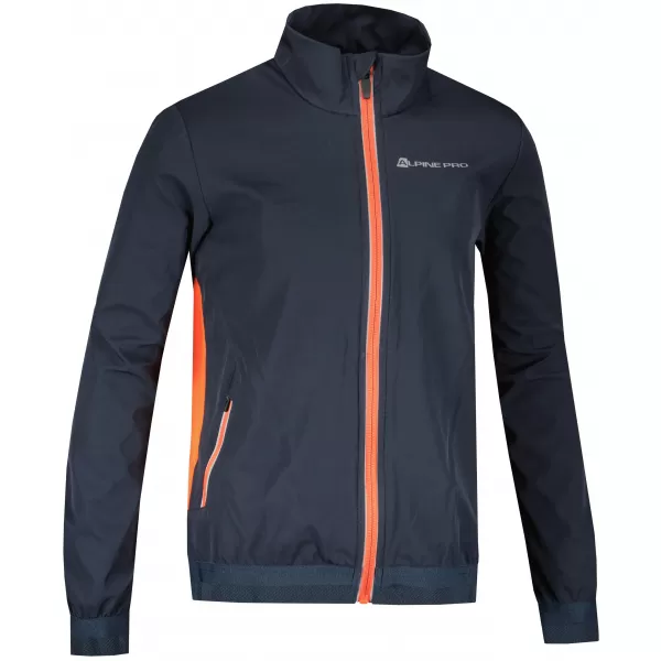  Detská softshellová bunda ALPINE PRO TYCHO KJCY251 TMAVO MODRÁ/ČIERNA 