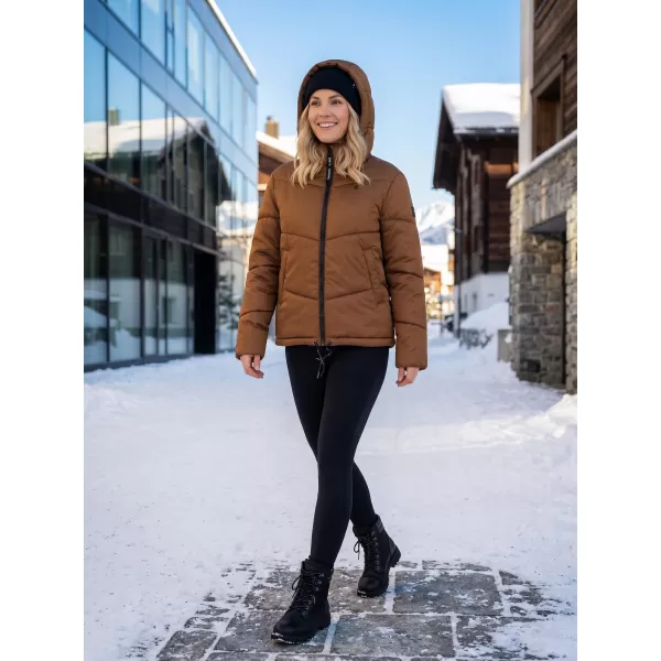 Dámska bunda SAM 73 GEDE WB 838 TMAVO hnedá 