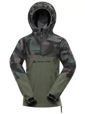 Detská bunda ALPINE PRO GIBBO KJCY250 OLIVOVÝ