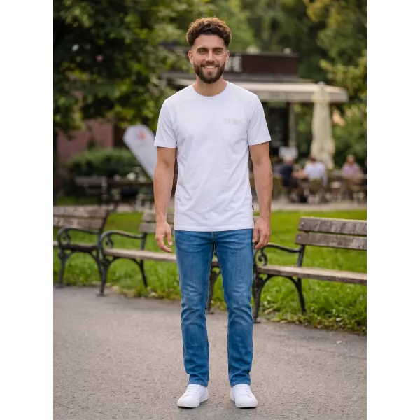  Pánske tričko SAM 73 QUARIP MT 812 biela 