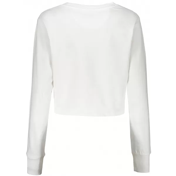  Dámska crop top mikina ALTISPORT BYB/ALW056BY131 BIELA 