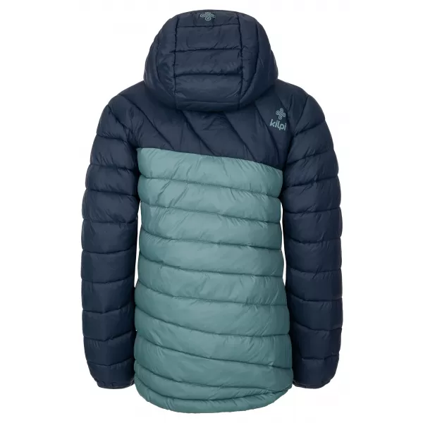  Chlapčenská bunda KILPI REBEKI-JB SJ0106KI TMAVO ZELENÁ 