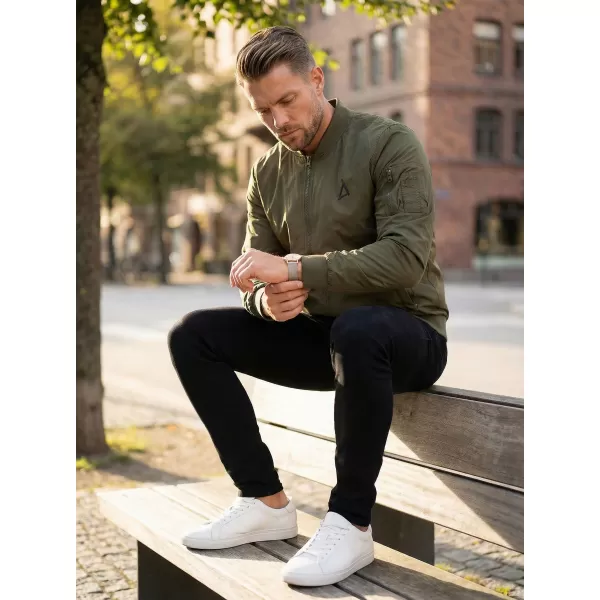  Pánska bomber bunda ALTISPORT BYB/ALM002BY045 KAKI 