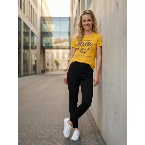  Dámske tričko SAM 73 INATHI WT 877 HORČIČNÁ žltá 