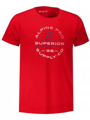Pánske tričko ALPINE PRO ALLON MTSY761 ČERVENÁ