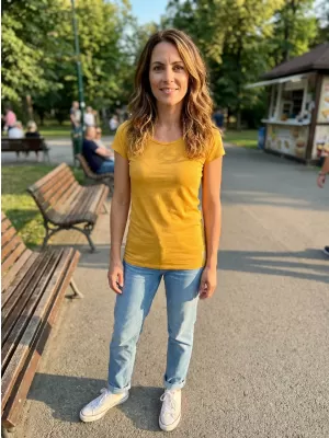 Dámske tričko ALTISPORT ZOLIA LSKX384 ŽLTÁ