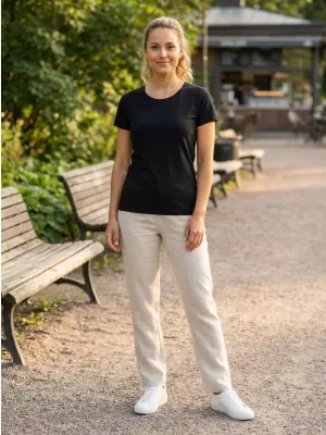 Dámske tričko ALTISPORT PUSTA LTSY947 ČIERNA
