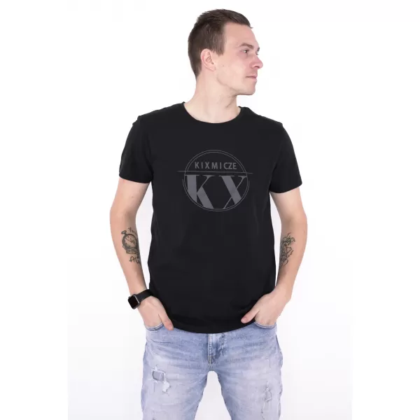  Pánske tričko KIXMI OCTAVIO ČIERNA 