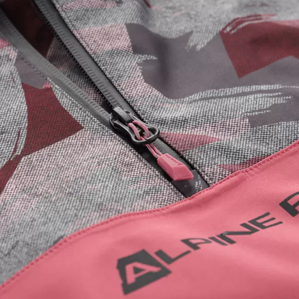  Detská bunda ALPINE PRO GIBBO KJCY250 BORDOVÁ 