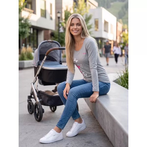  Dámske tričko s dlhým rukávom ALTISPORT CARRYOVER ALW134169 TMAVOSIVÝ MELÍR 