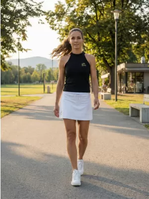 Dámske tielko ALTISPORT BYB/ALW056BY134 ČIERNA A ZLATÁ