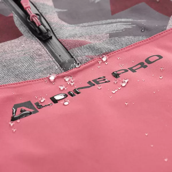  Detská bunda ALPINE PRO GIBBO KJCY250 BORDOVÁ 