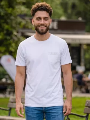 Pánske tričko SAM 73 QUARIP MT 812 biela