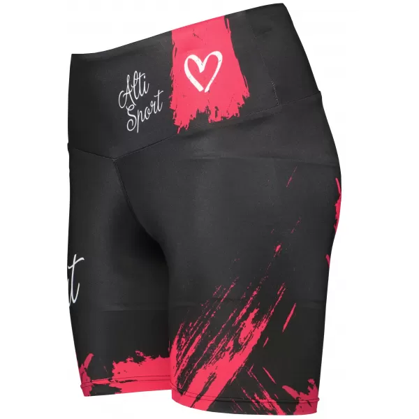  Dámske krátke legíny premium ALTISPORT SWE/ALW02S03 ČERVENÁ 