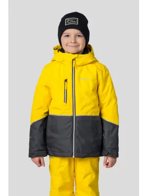 Detská bunda HANNAH ANAKIN JR ŽIARIVÁ ŽLTÁ/TMAVÁ G M II