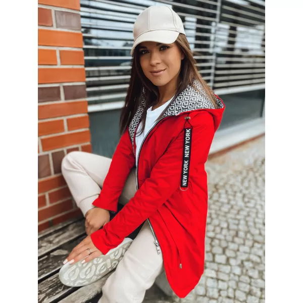  Dámska jarná bunda DSTREET ty3343 červená 